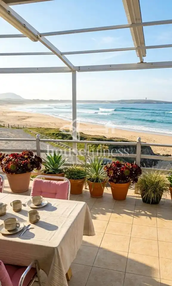 Terrace of Flat for sale in Valdoviño  with Heating, Terrace and Storage room