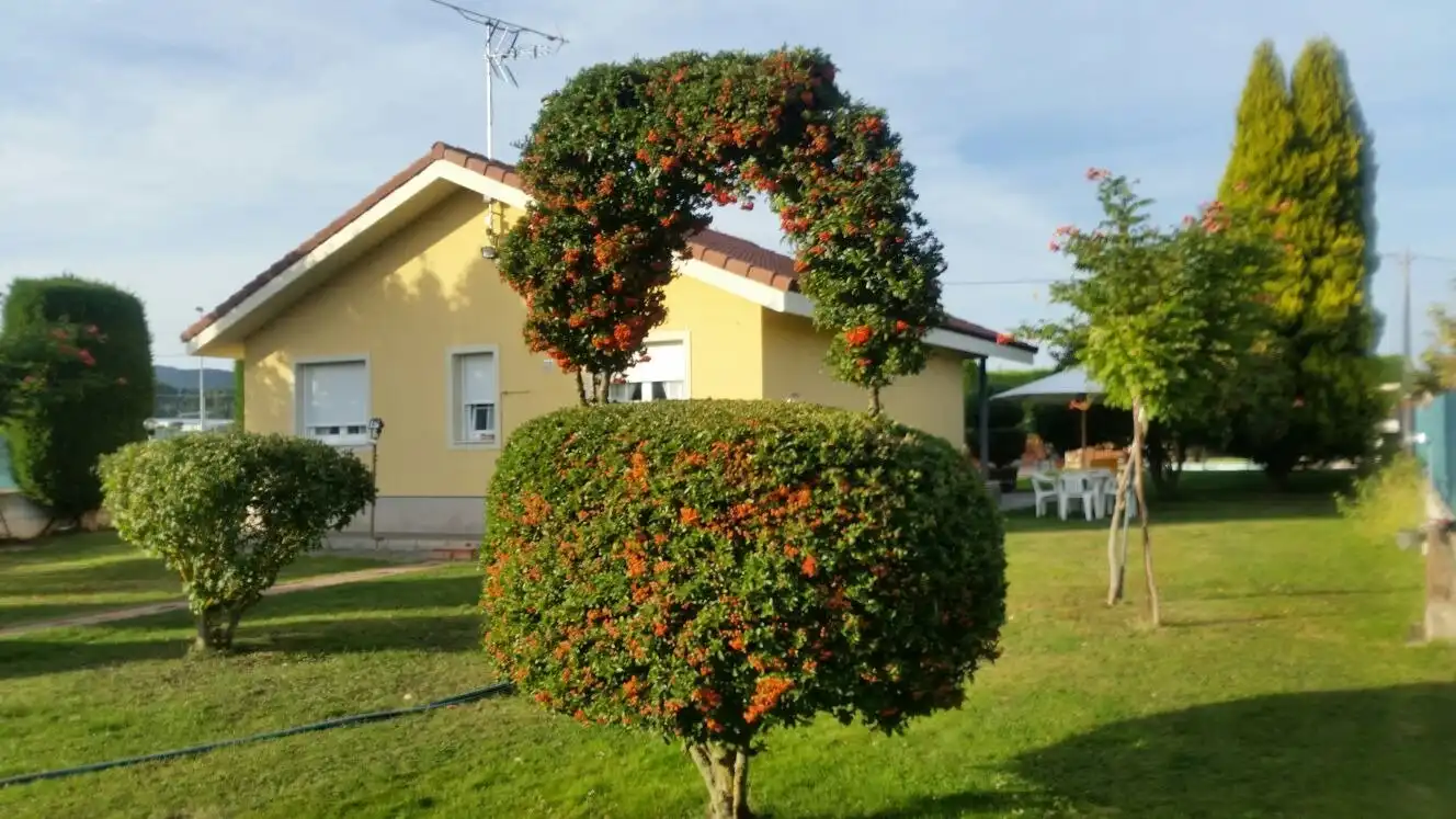 Jardín de Finca rústica en venta en Cabañas Raras con Calefacción, Terraza y Piscina