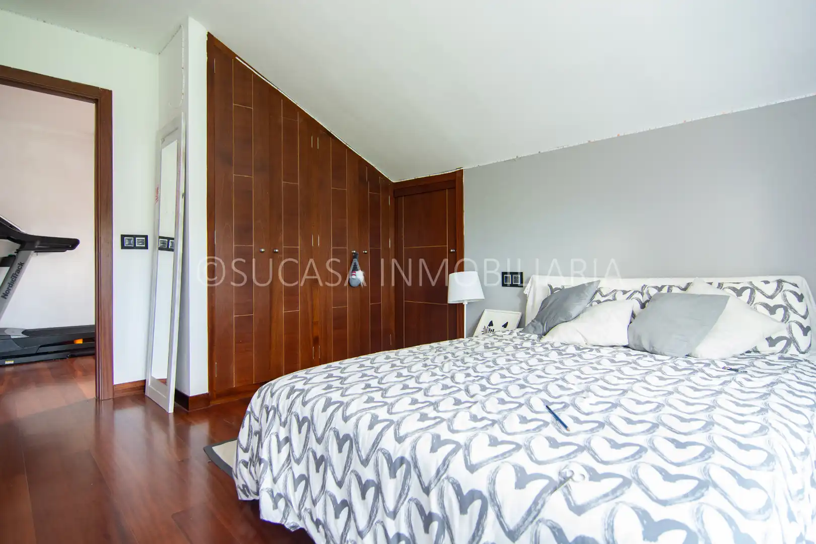 Schlafzimmer von Haus oder Chalet zur Miete in Abegondo mit Heizung, Privatgarten und Parkett