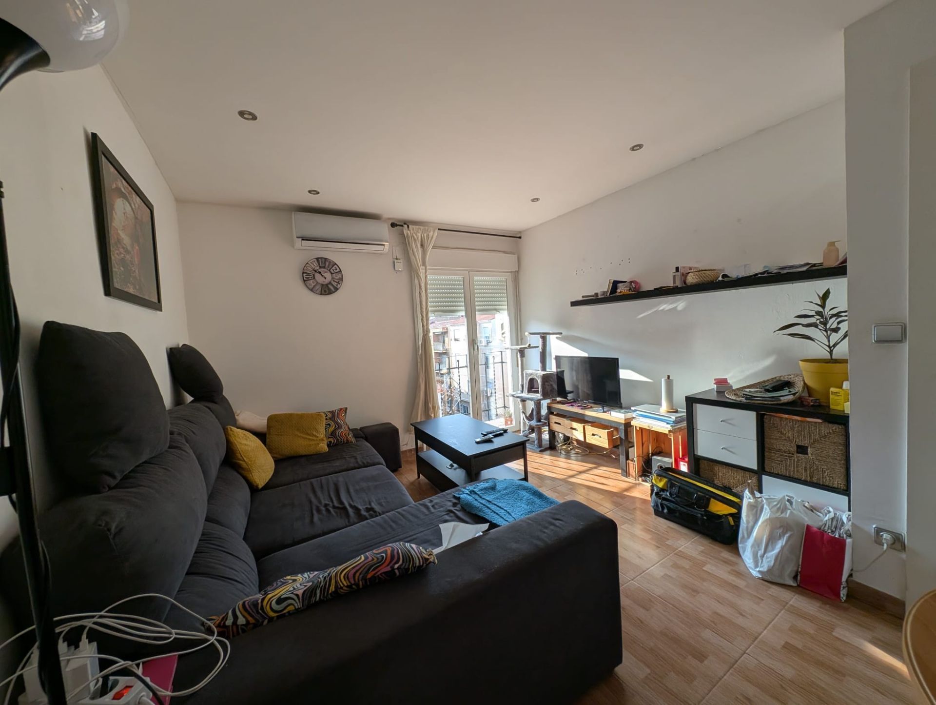 Living room of Flat for sale in  Zaragoza Capital  with Air Conditioner and Heating
