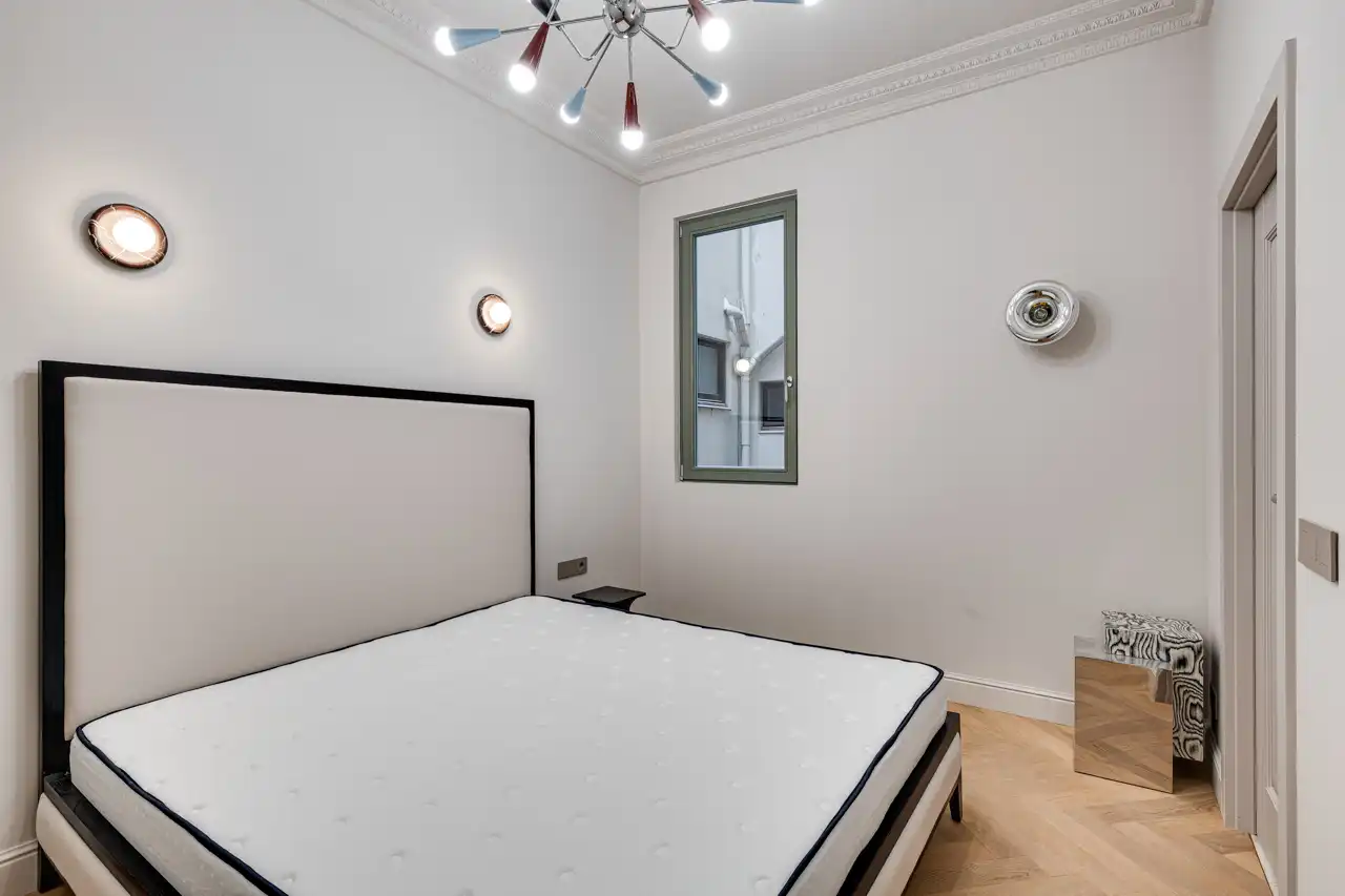 Schlafzimmer von Wohnungen zum Verkauf in Barcelona mit Klimaanlage, Heizung und Parkett
