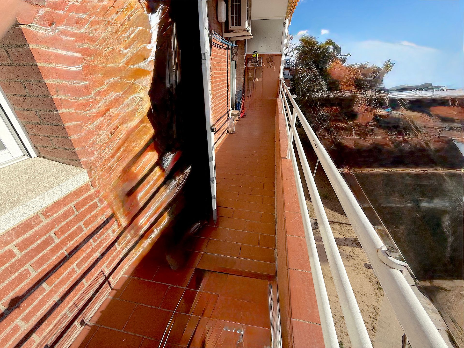 Balcony of Flat for sale in Rubí  with Air Conditioner, Heating and Furnished