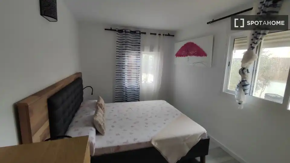 Habitación de Apartamento para compartir en Llucmajor con Aire acondicionado, Terraza y Amueblado