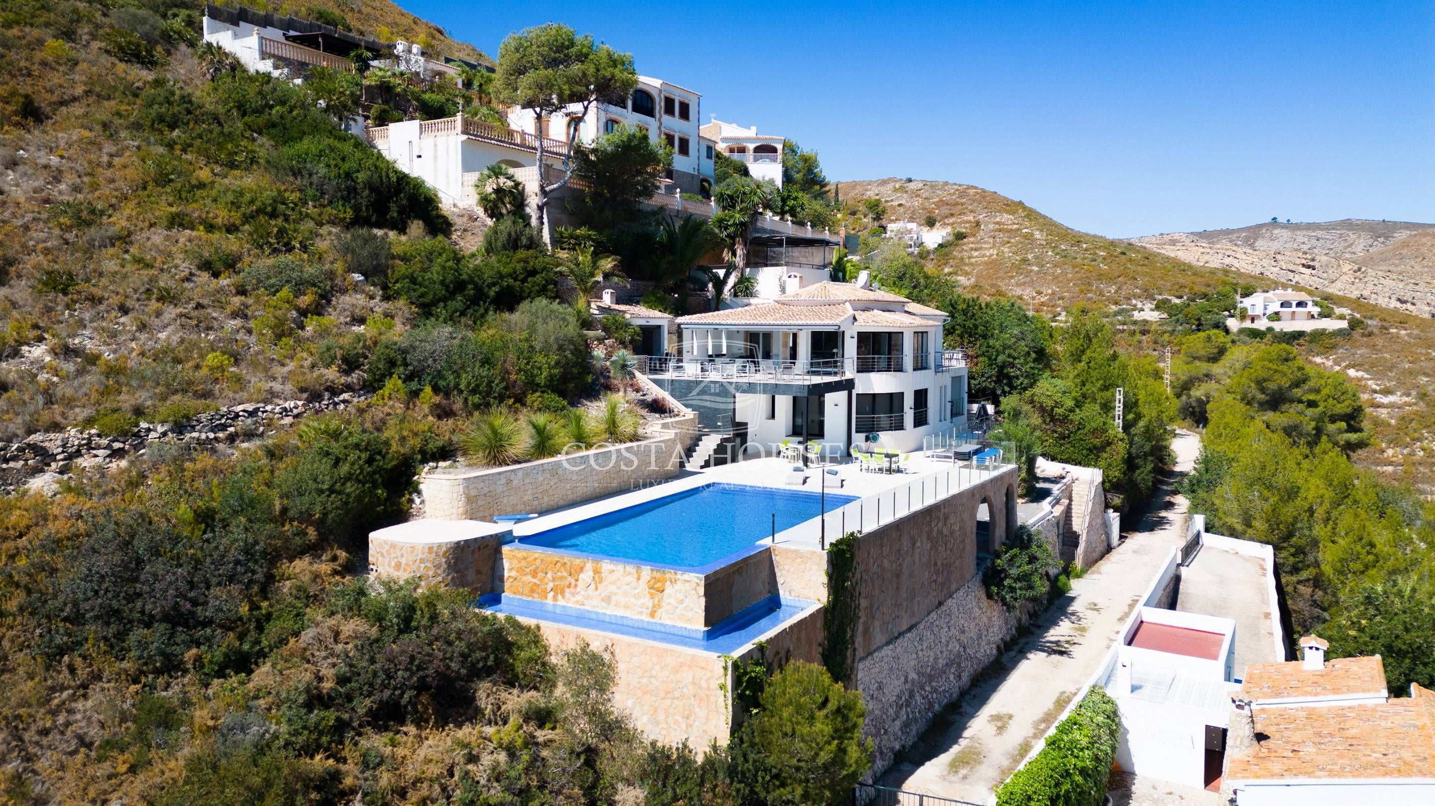 Exterior view of House or chalet for sale in Jávea / Xàbia  with Air Conditioner, Heating and Private garden