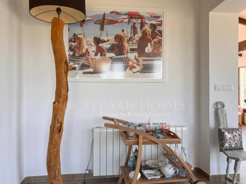 Sala de estar de Casa o chalet en venta en Benitachell / El Poble Nou de Benitatxell con Aire acondicionado y Piscina