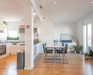 Dining room of Attic to rent in  Barcelona Capital  with Air Conditioner, Heating and Parquet flooring