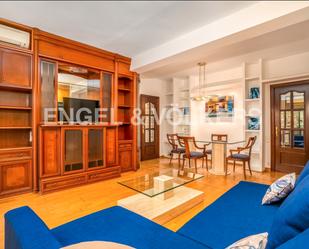 Living room of Apartment to rent in  Barcelona Capital  with Air Conditioner, Terrace and Balcony