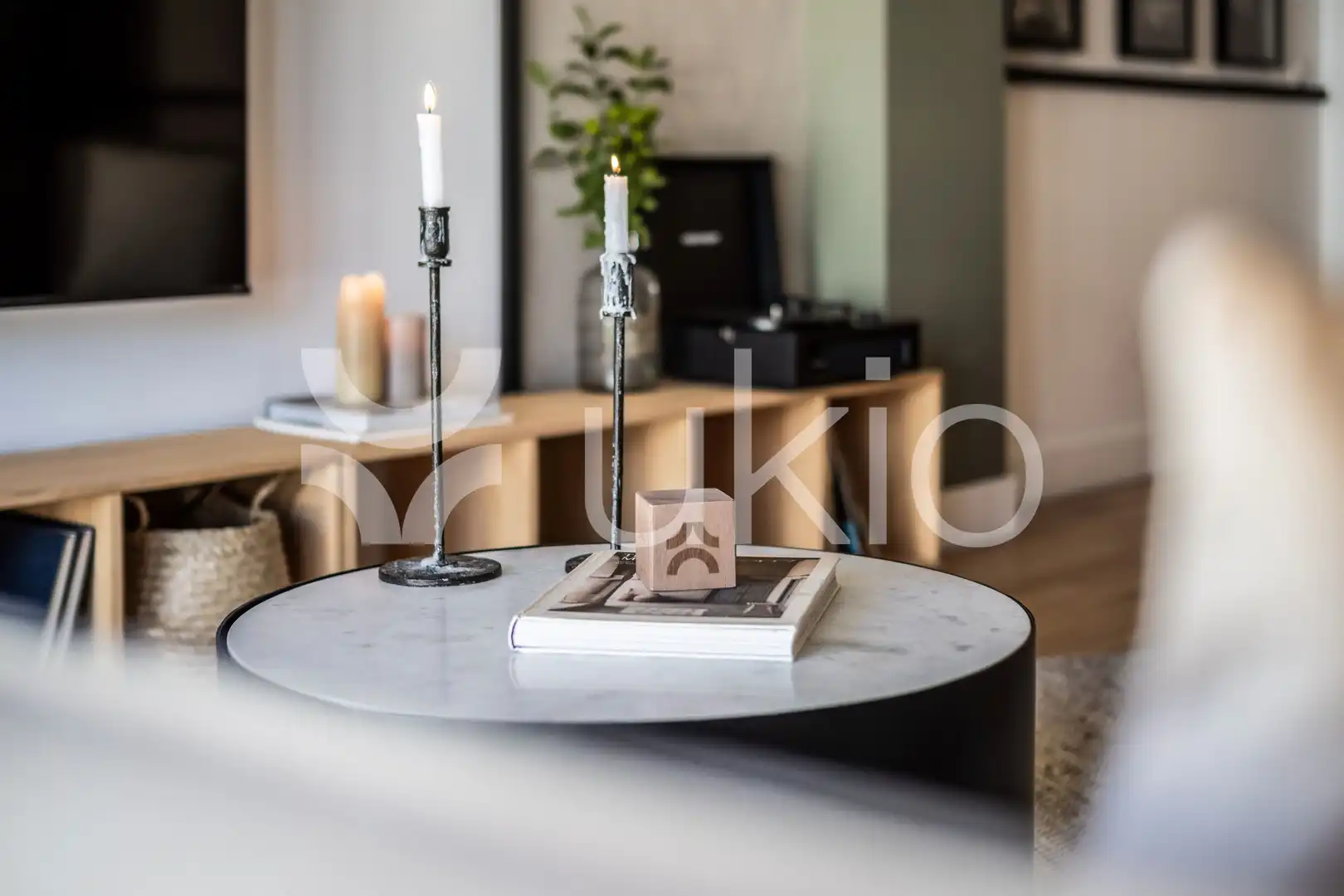 Sala de estar de Apartamento de alquiler en Madrid con Calefacción, Amueblado y Horno