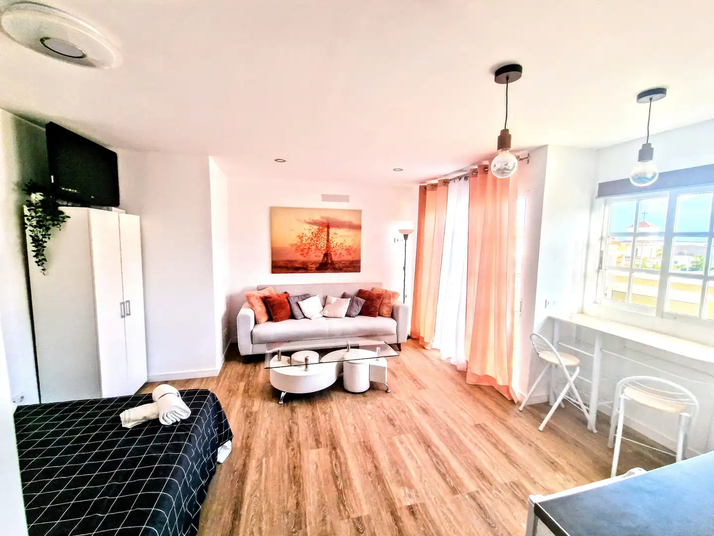 Sala d'estar de Àtic en venda en Arona amb Aire condicionat, Parquet i Terrassa