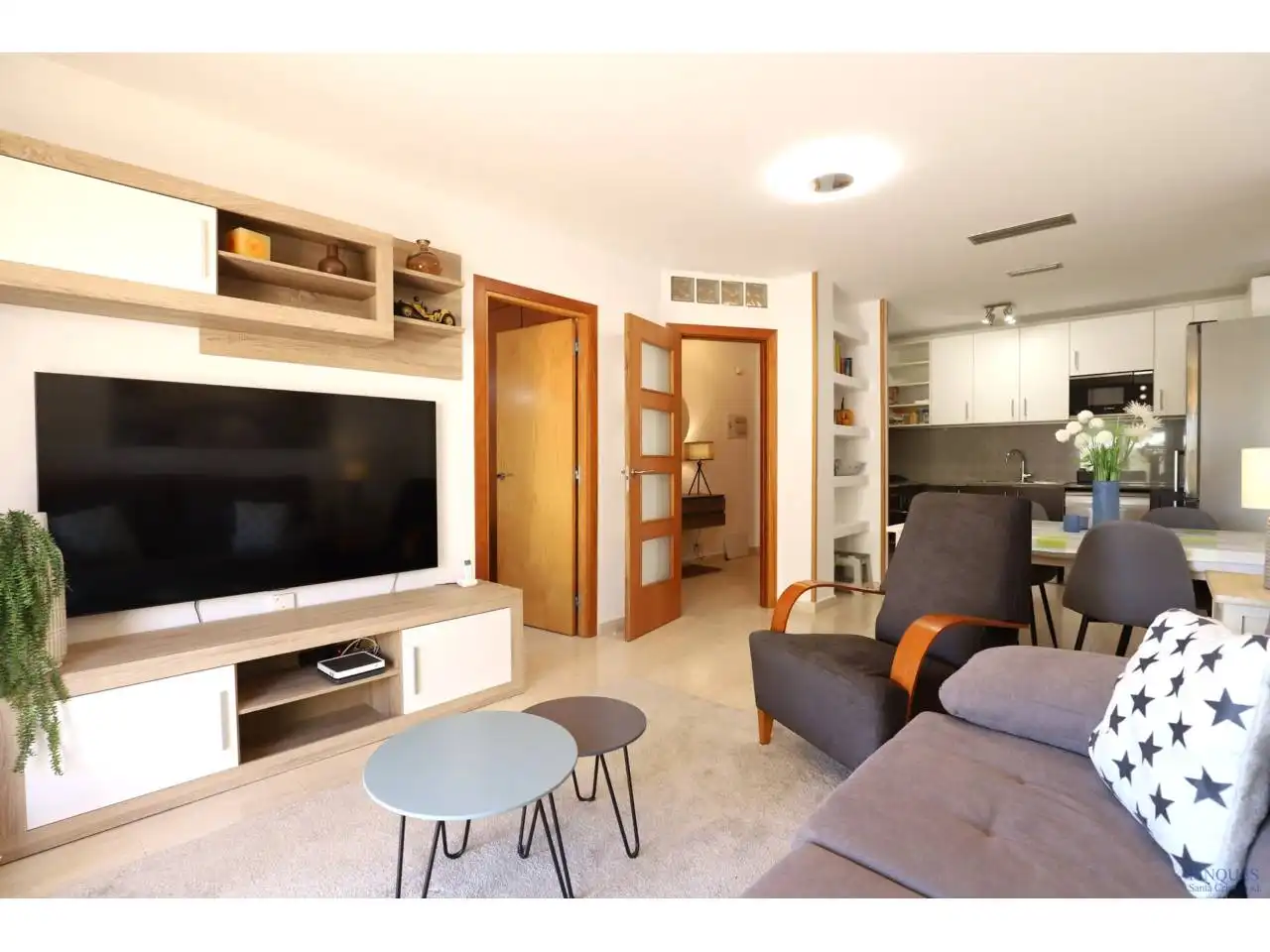 Living room of Flat for sale in Santa Cristina d'Aro  with Air Conditioner, Heating and Terrace