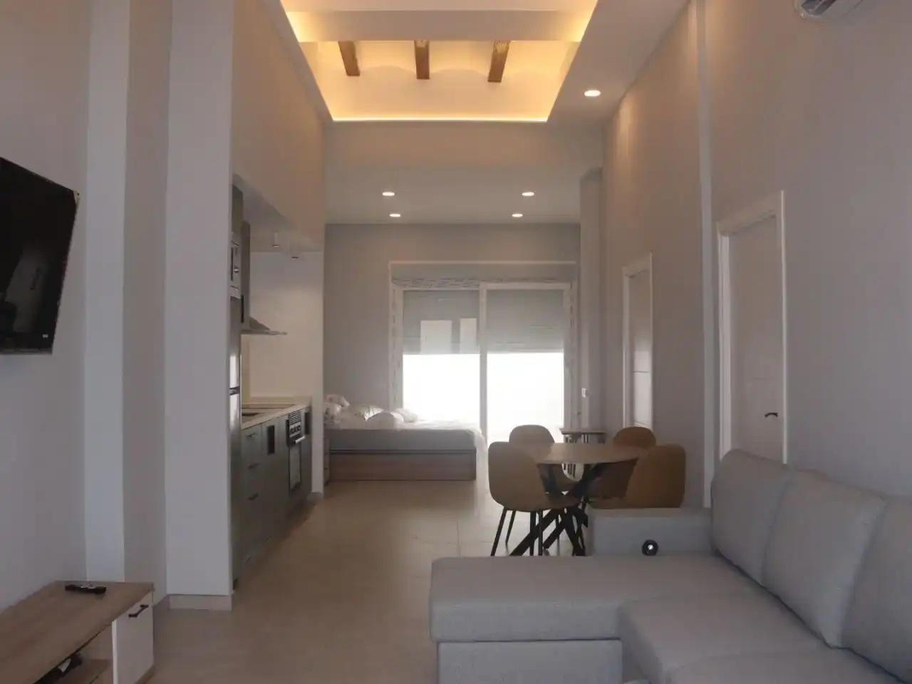 Sala d'estar de Planta baixa de lloguer en Valencia amb Aire condicionat i Moblat