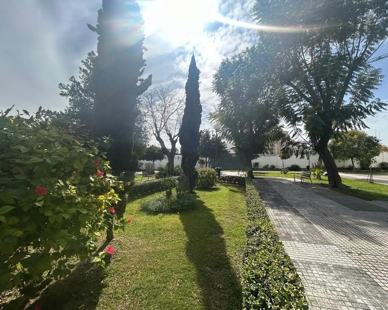 Garden of Flat for sale in Jerez de la Frontera  with Air Conditioner and Private garden