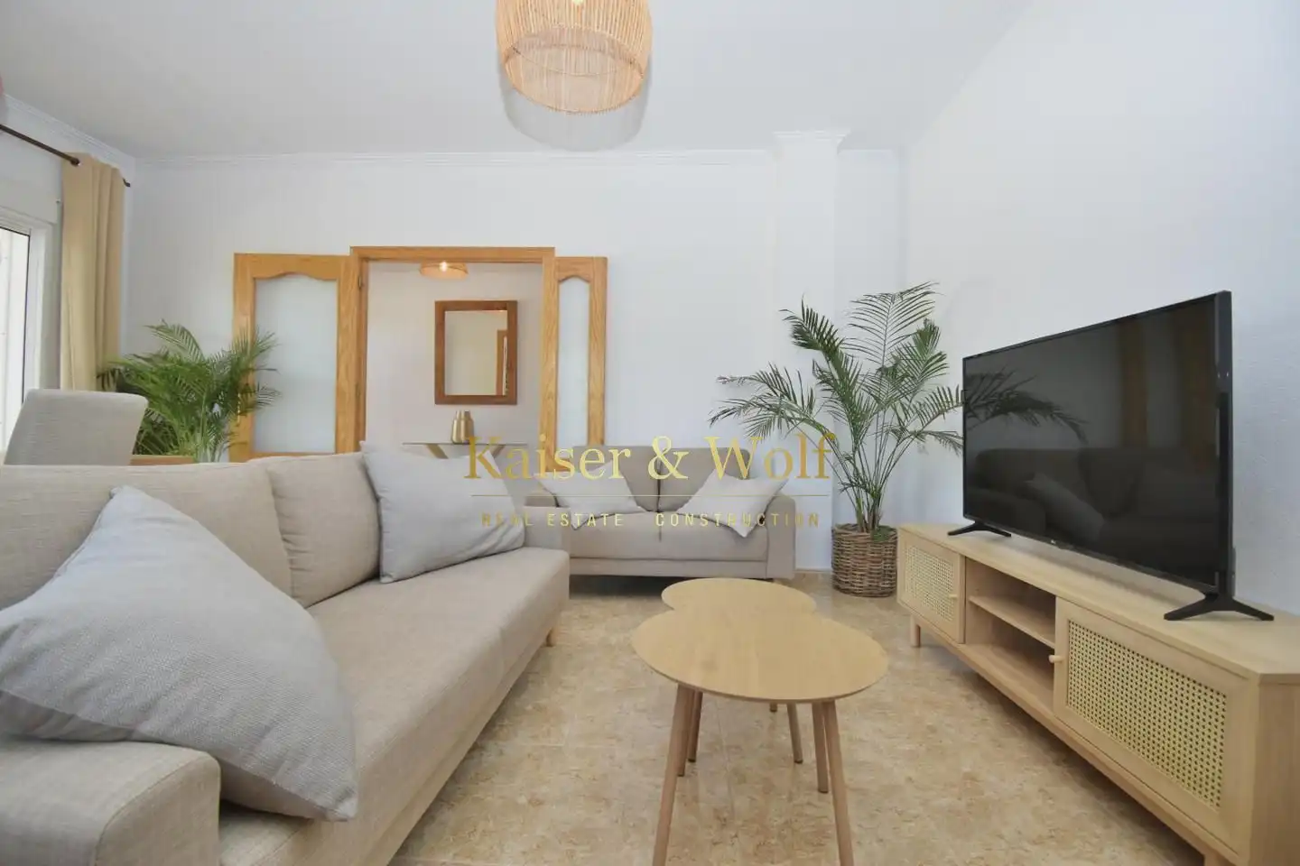 Living room of Houses for sale in Elche / Elx  with Air Conditioner, Private garden and Terrace