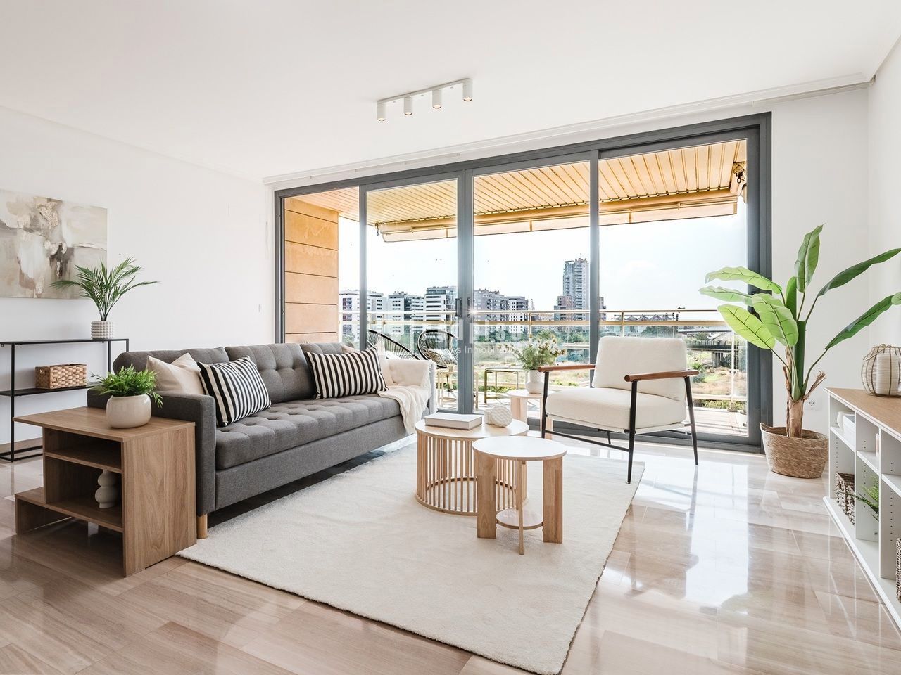 Sala d'estar de Pis en venda en  Valencia Capital amb Aire condicionat i Calefacció