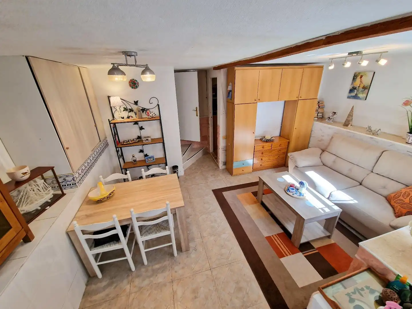 Sala d'estar de Casa adosada en venda en San Fulgencio