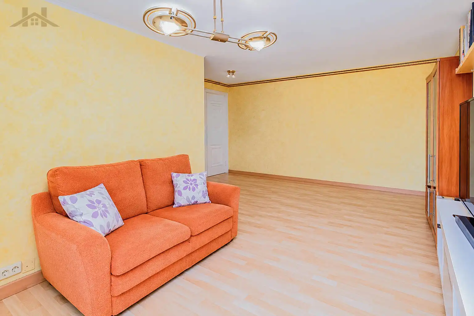 Sala d'estar de Pis en venda en Móstoles amb Aire condicionat, Terrassa i Moblat