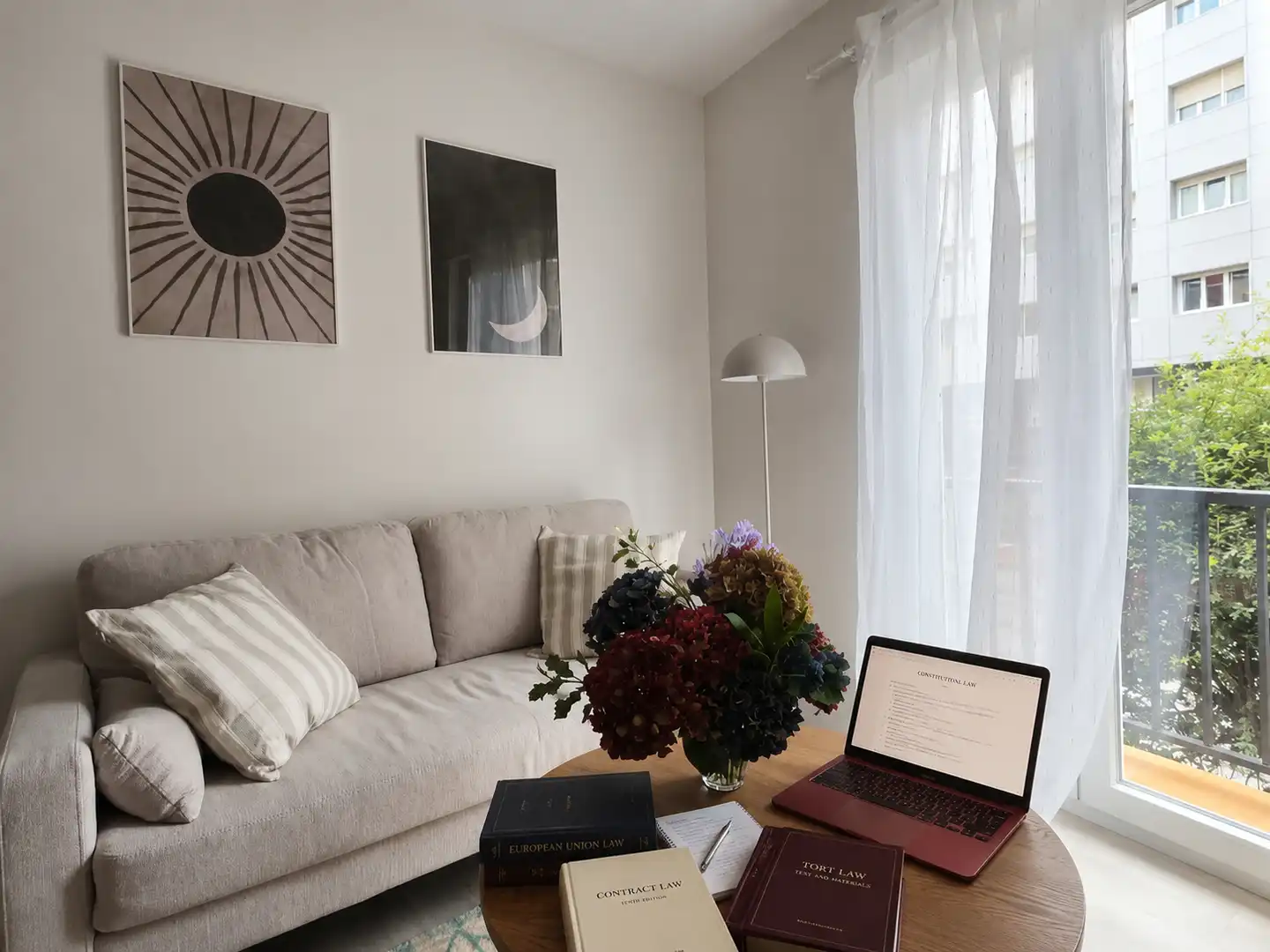 Living room of Flat for rent in Santander  with Terrace, Storage room and Furnished