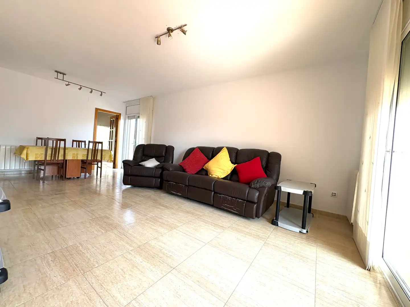 Sala de estar de Casa adosada en venta en La Pobla de Montornès   con Calefacción, Jardín privado y Terraza