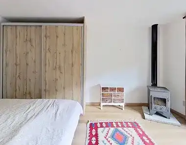 Schlafzimmer von Einfamilien-Reihenhaus zum Verkauf in Laviana mit Möbliert