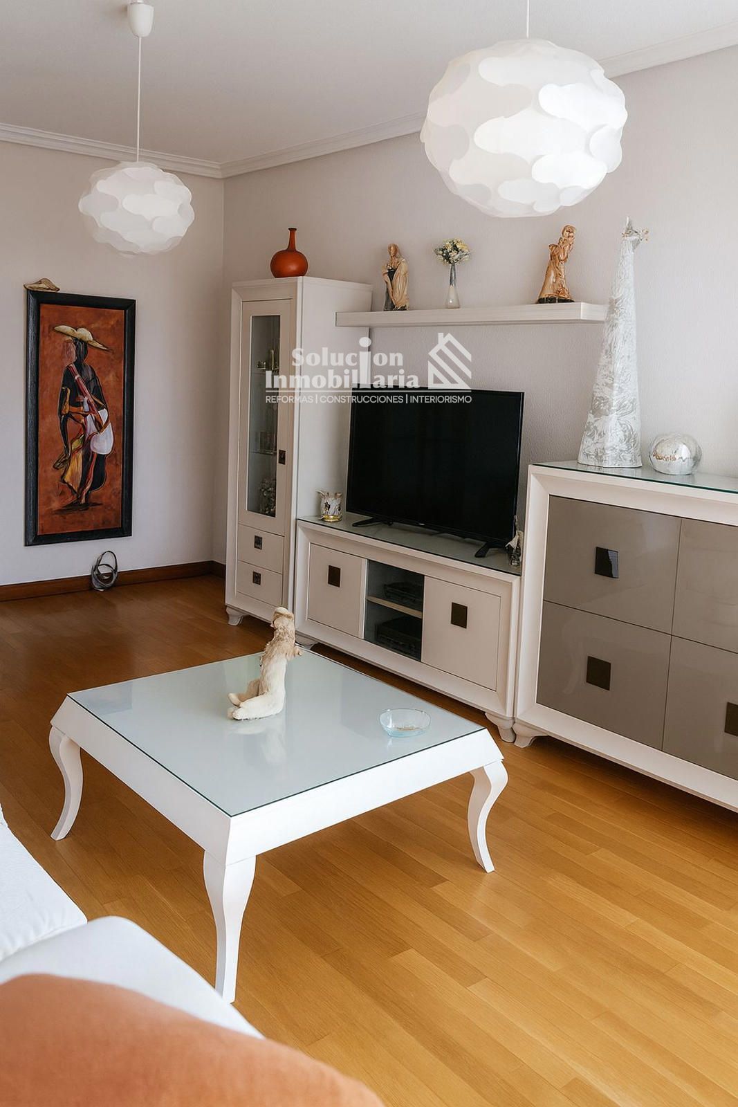 Sala d'estar de Pis de lloguer en Salamanca Capital amb Calefacció, Terrassa i Moblat