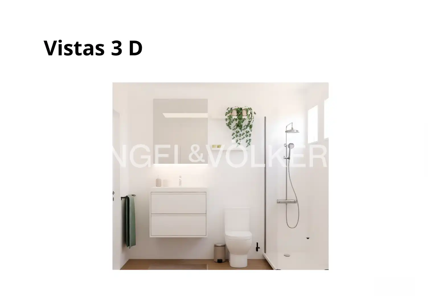 Baño de Piso de alquiler en Madrid con Aire acondicionado, Calefacción y Jardín privado