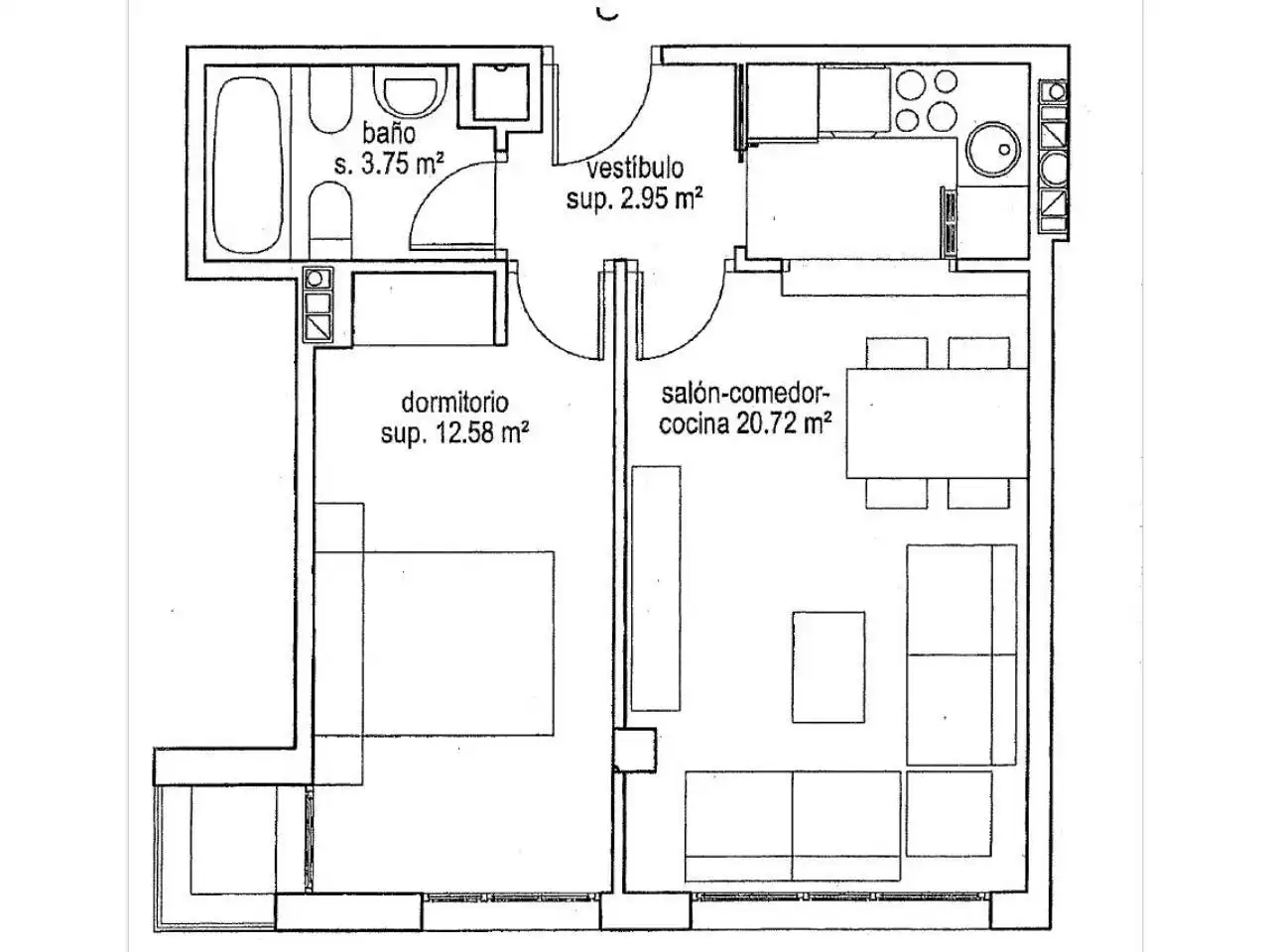 Wohnung zum Verkauf in Burgos mit Parkett und Abstellraum