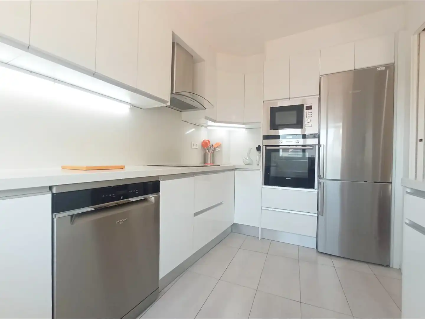Cuina de Apartament de lloguer en Granada amb Aire condicionat, Calefacció i Terrassa