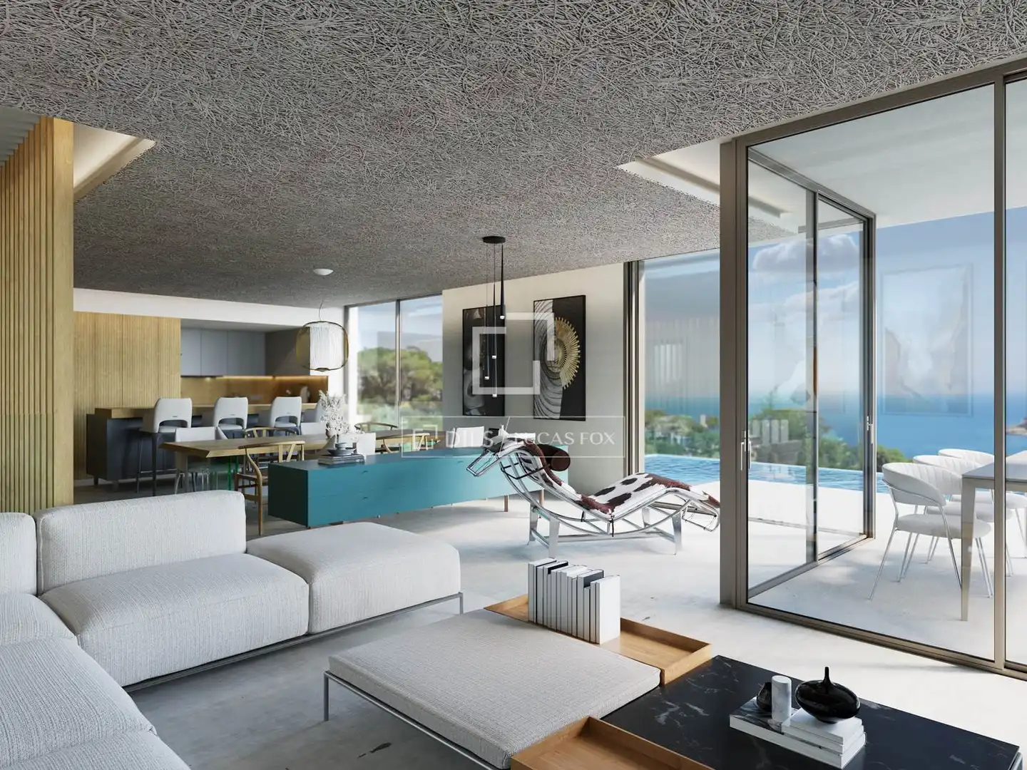 Living room of Houses for sale in Begur  with Air Conditioner, Heating and Swimming Pool