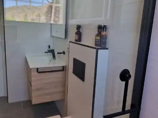 Bathroom of Houses for sale in Pueblo Acantilado - Lanuza