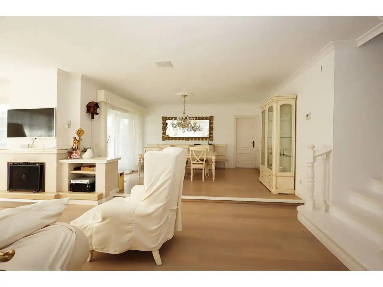 Sala d'estar de Casa o xalet en venda en Lloret de Mar amb Aire condicionat, Jardí privat i Terrassa