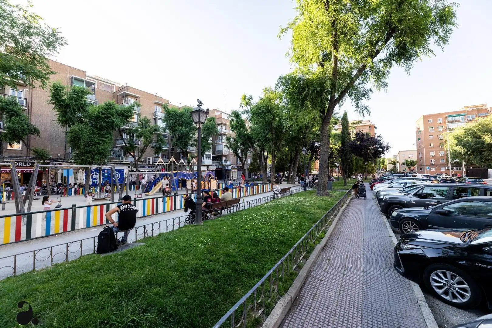 Exterior view of Flat for sale in Madrid  with Air Conditioner, Heating and Parquet flooring
