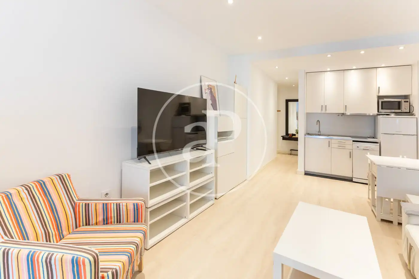 Living room of Lofts for rent in Madrid  with Air Conditioner, Heating and Furnished