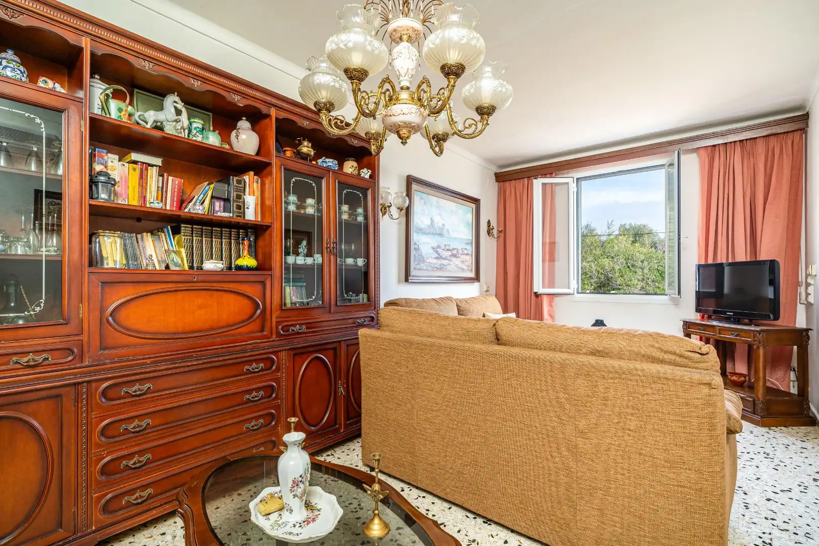 Sala d'estar de Casa o xalet en venda en Santa Margalida amb Aire condicionat, Calefacció i Jardí privat