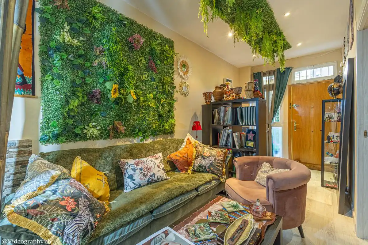Sala d'estar de Planta baixa en venda en Móstoles amb Aire condicionat, Calefacció i Jardí privat