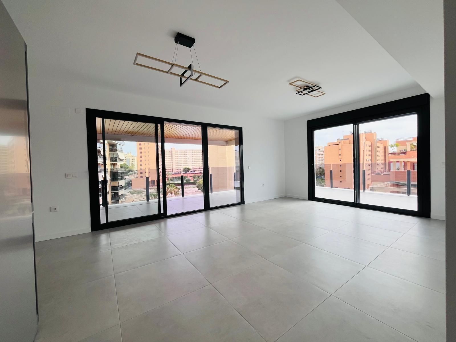 Living room of Flat to rent in Alicante / Alacant  with Heating, Private garden and Terrace