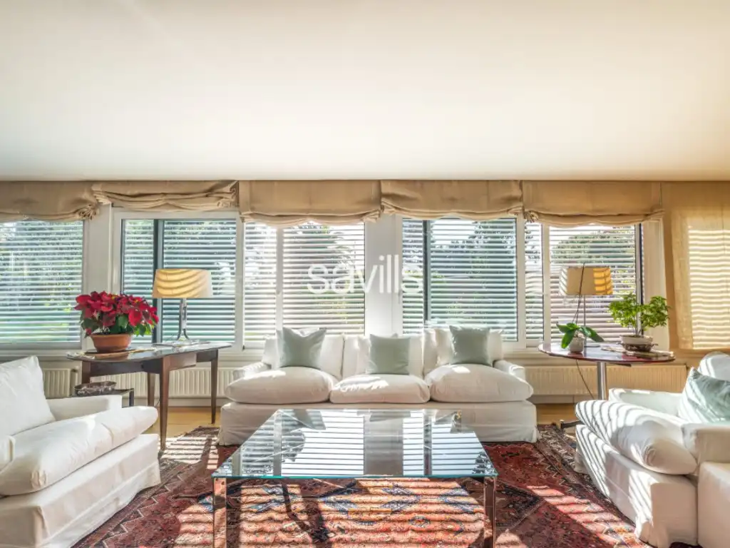 Wohnzimmer von Haus oder Chalet zur Miete in Esplugues de Llobregat mit Privatgarten, Terrasse und Schwimmbad