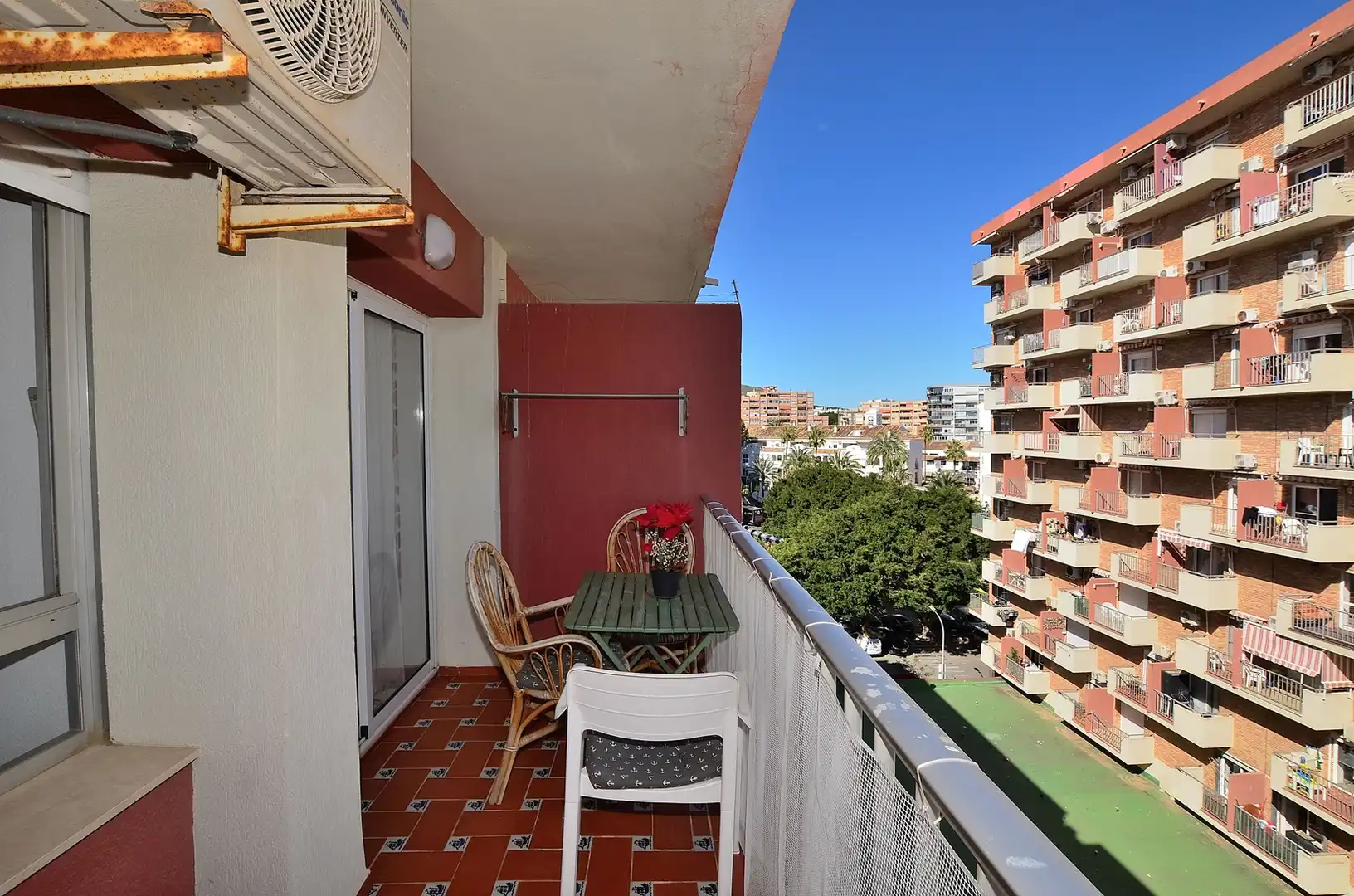 Terraza de Apartamento en venta en Benalmádena con Aire acondicionado, Terraza y Amueblado