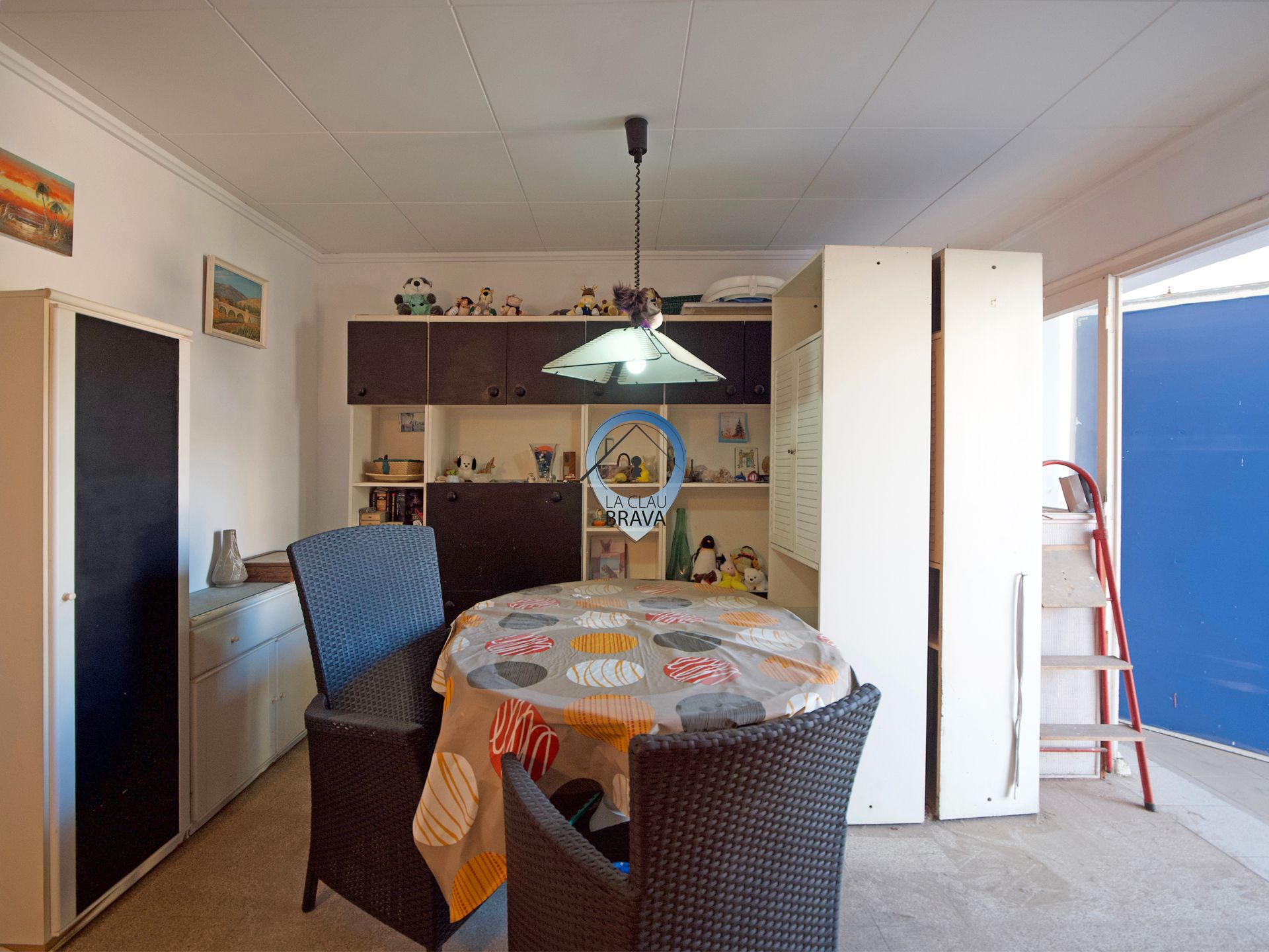 Menjador de Apartament en venda en Calonge i Sant Antoni amb Terrassa i Moblat