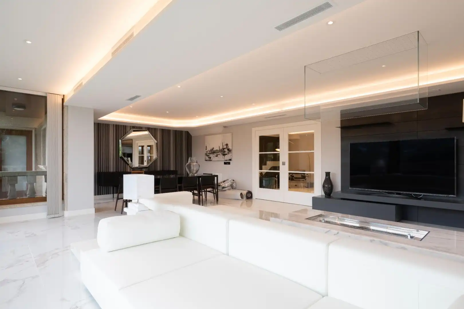 Sala de estar de Casa o chalet en venta en Vilagarcía de Arousa