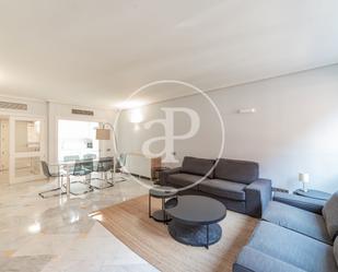 Living room of Flat to rent in  Madrid Capital  with Air Conditioner, Heating and Furnished