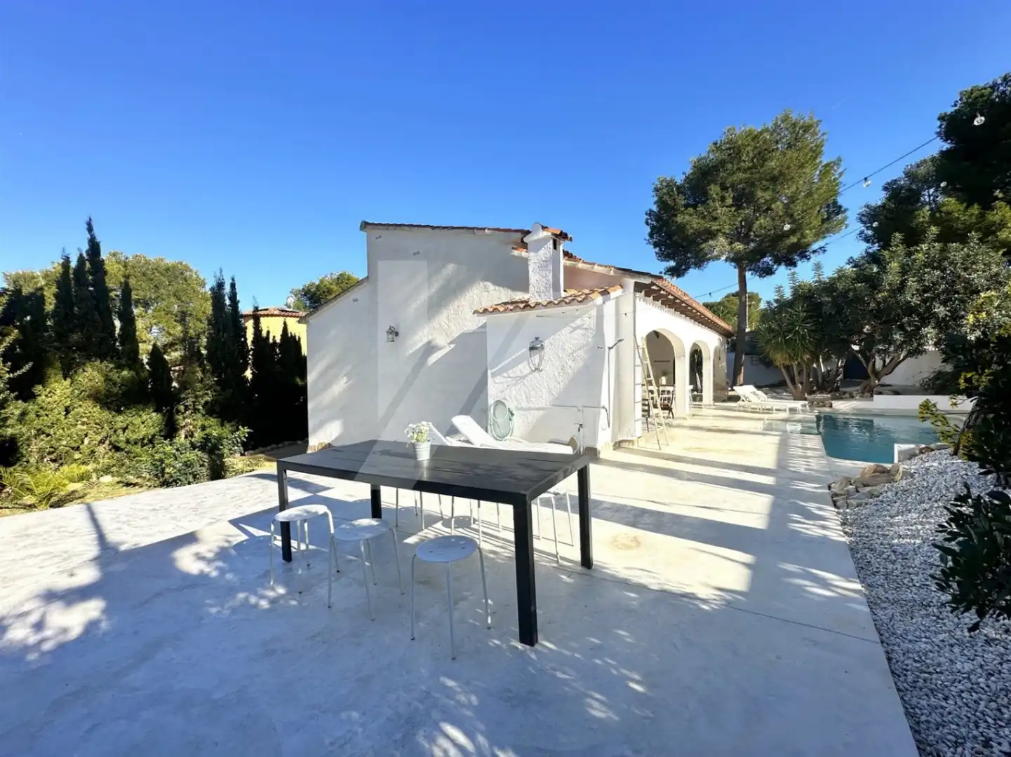 Terraza de Casa o chalet en venta en Moraira con Aire acondicionado, Calefacción y Jardín privado