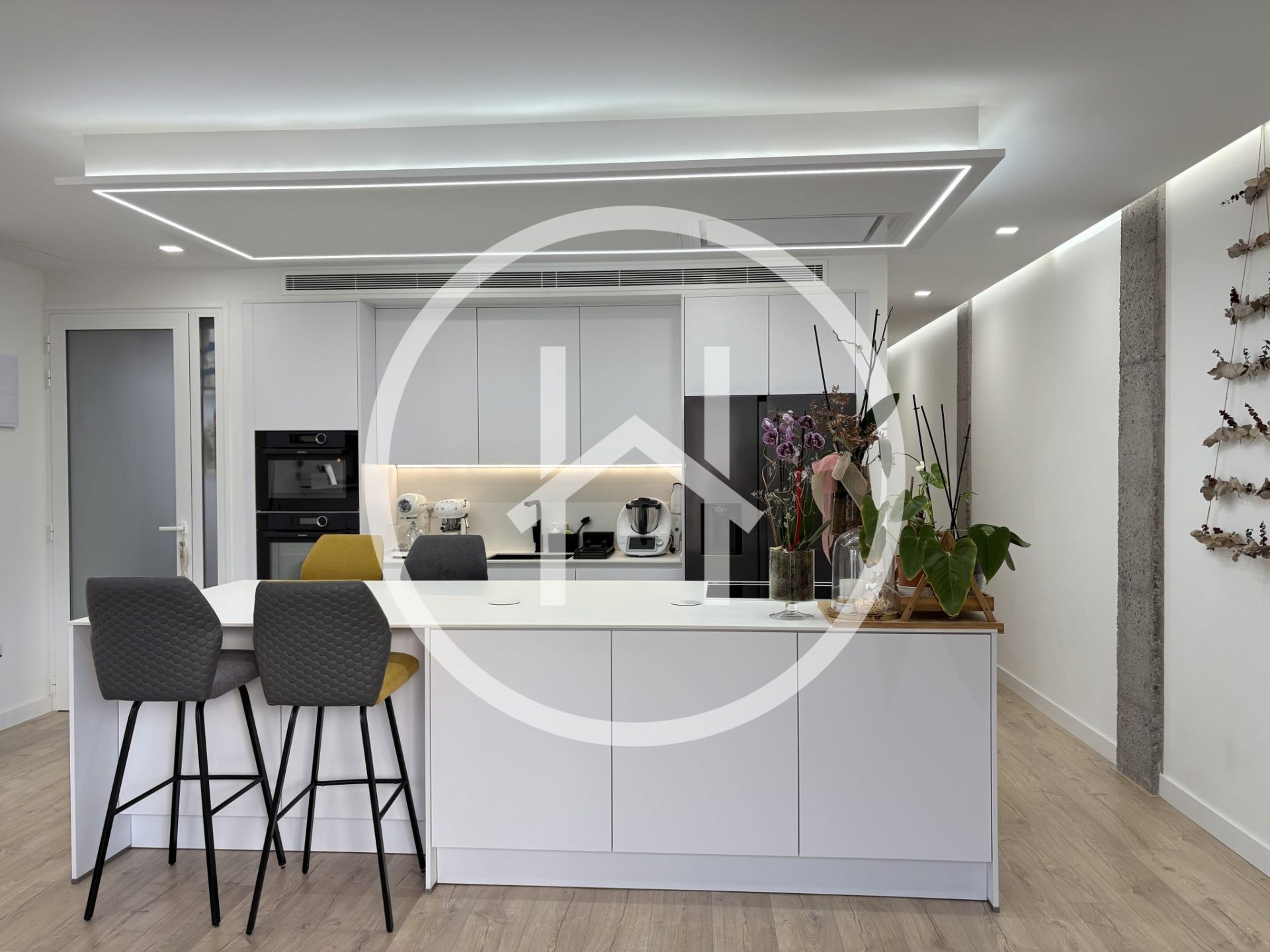 Kitchen of Apartment to rent in  Santa Cruz de Tenerife Capital  with Air Conditioner, Furnished and Balcony