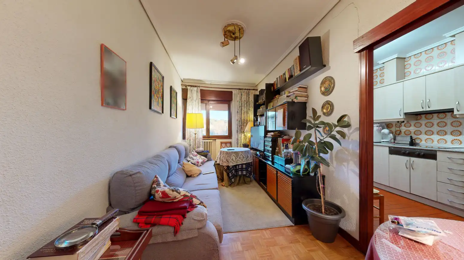 Living room of Houses for sale in Tafalla  with Heating, Private garden and Parquet flooring