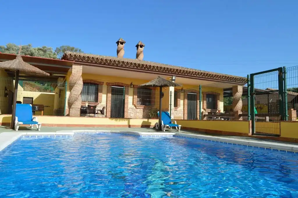 Piscina de Casa o xalet de lloguer en Barbate amb Aire condicionat, Jardí privat i Terrassa