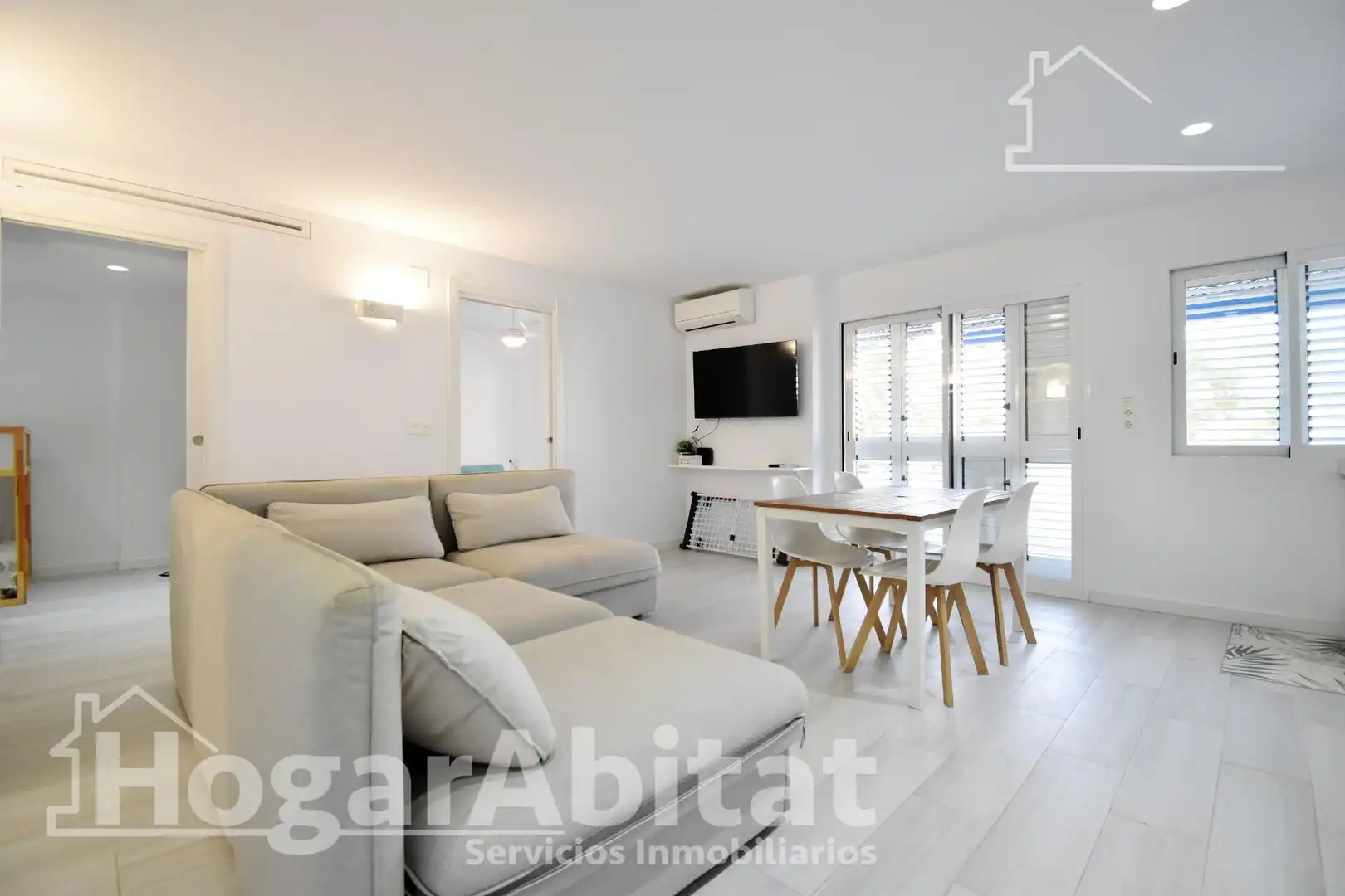 Sala d'estar de Pis en venda en Cullera amb Jardí privat, Terrassa i Moblat