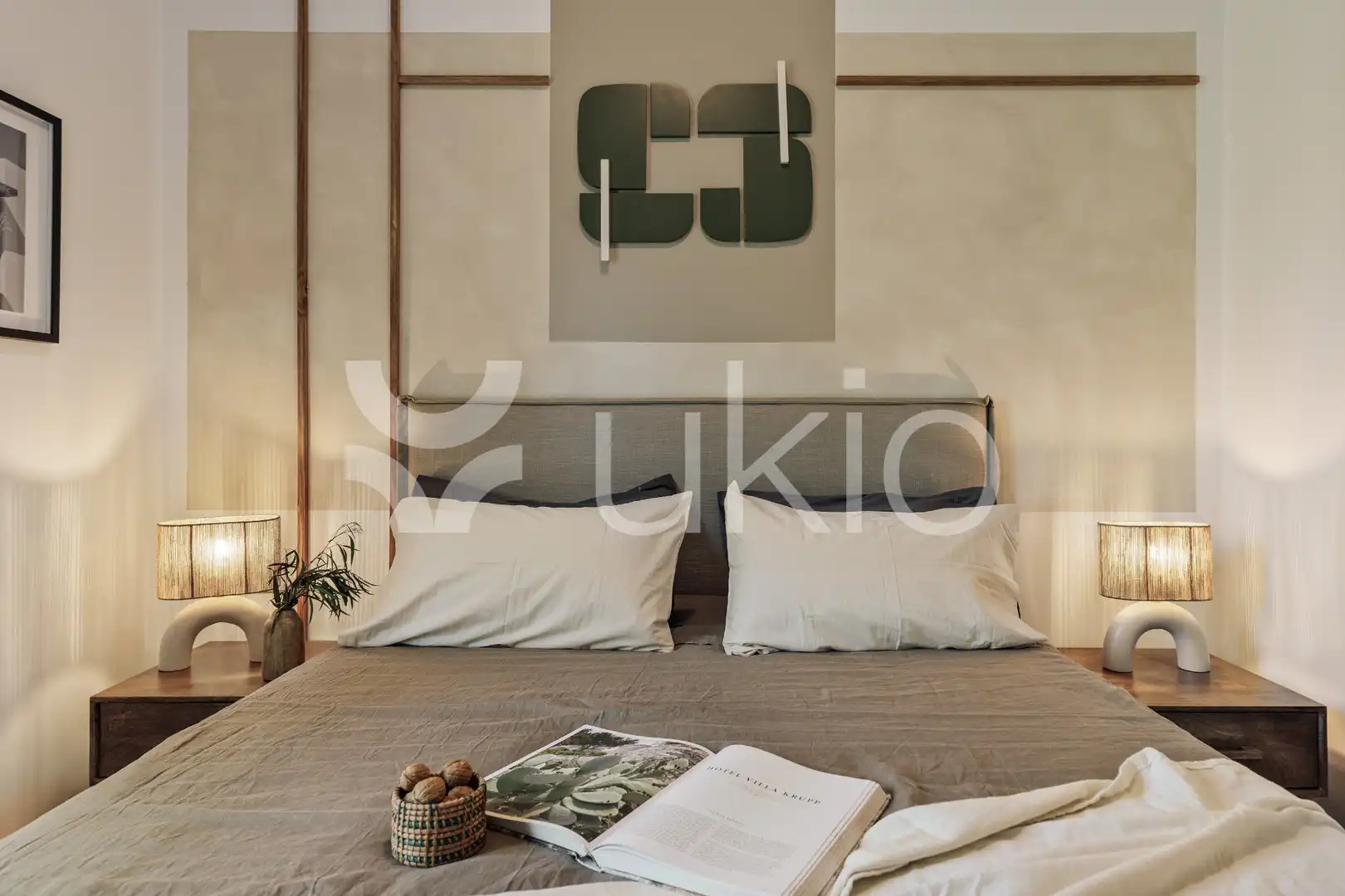 Schlafzimmer von Wohnungen zur Miete in Barcelona mit Klimaanlage, Heizung und Möbliert