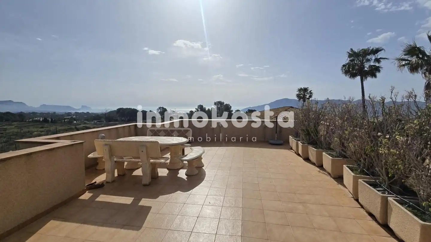 Terrace of Flat for rent in L'Alfàs del Pi  with Air Conditioner, Terrace and Furnished