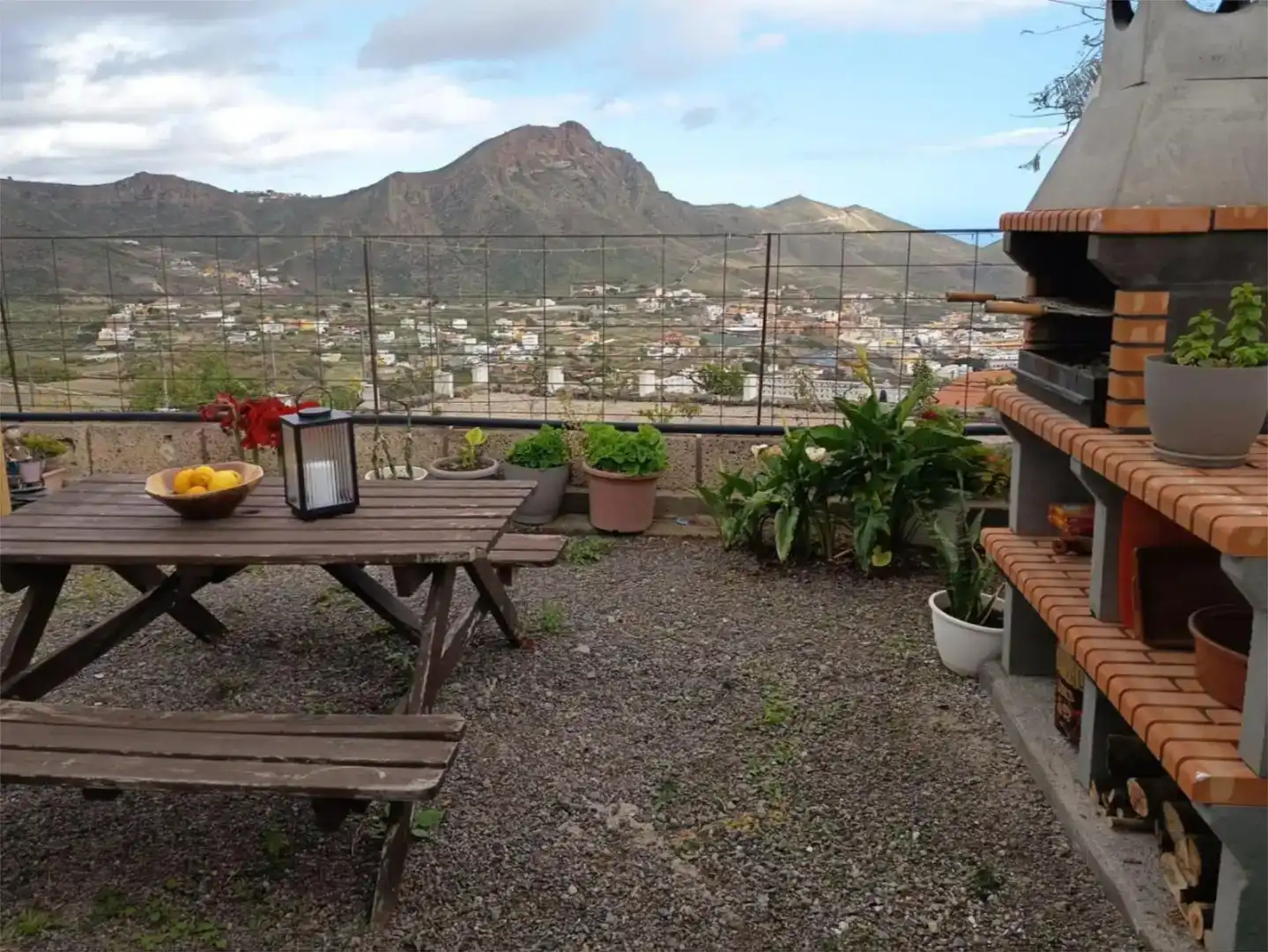 Terrace of Flat for rent in Arona  with Air Conditioner, Private garden and Parquet flooring