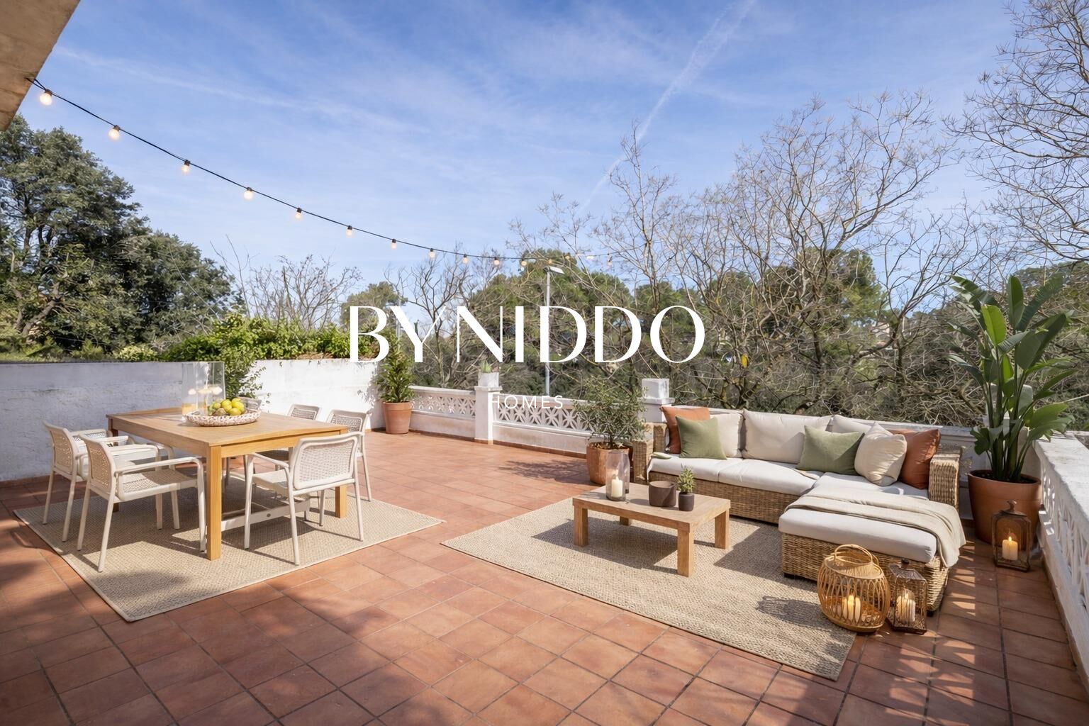 Terrassa de Casa o xalet en venda en Sant Cugat del Vallès amb Jardí privat, Terrassa i Traster