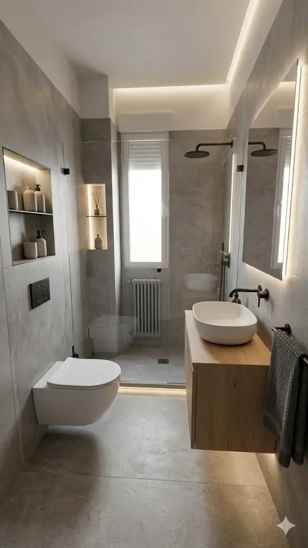 Bathroom of Flat for sale in Madrid  with Heating, Furnished and Balcony